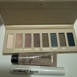 Ulta Beauty Eye Palette, Ulta Matte Eye Primer, Ulta Clear Brow Gel - Picture 1 of 18