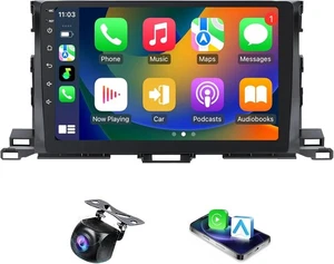 Car Radio for Toyota Highlander 2014-2019 Stereo Radio  Wireless Carplay  4262-1 - Picture 1 of 8