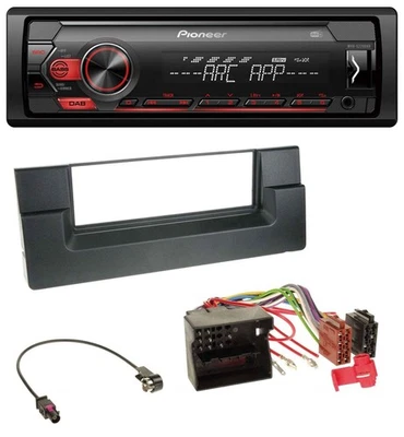 Pioneer DAB 1DIN MP3 AUX USB Autoradio für BMW 5er (E39) X5 (E53) Quadlock - Bild 1 von 4