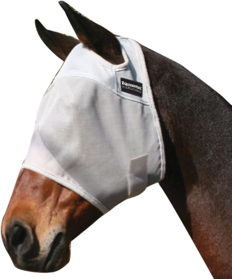 Equine Fly Mask (Small/Cob Gray) - Image 1 of 1