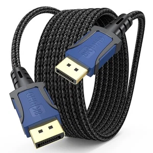 Cable DisplayPort 1.4 10 pies, 8K largo Display Port cable DP cables 10 pies - Imagen 1 de 7