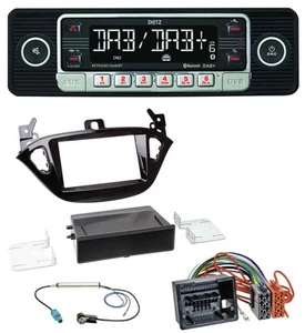 Dietz USB DAB MP3 Bluetooth Autoradio für Opel Adam ab 13 Corsa E ab 15 Ablage - Bild 1 von 10
