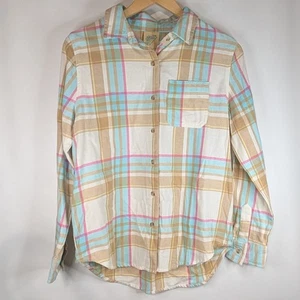 THERE ABOUTS JCP Langarm Flanell Hemd Mädchen Gr. L 14,5-16,5 plus kariert  - Bild 1 von 9