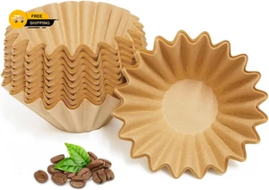 Filtri Caffè 2-5 Tazze Confezione 100 Filtri Caffè Non Sbiancati 5 Tazze - Foto 1 di 7