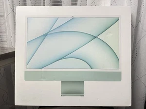 Apple iMac 24'' A2439 M1 16GB RAM 256GB SSD OPEN BOX BEAUTIFUL GREEN - Photo 1/10