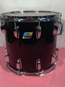 "Ludwig 1980 EE. UU. 14"" Tom Black Cortex 13"" arce profundo 6 capas" EX.+ CD. - Imagen 1 de 16