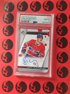 2022-23 Juraj Slafkovsky Future Watch /999 PSA 10 Auto Rookie # 149 SP Authentic - Picture 1 of 2