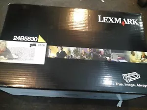 Genuine Lexmark 24B5830 Extra High Yield Yellow Toner Cartridge CS796 A- - Picture 1 of 1