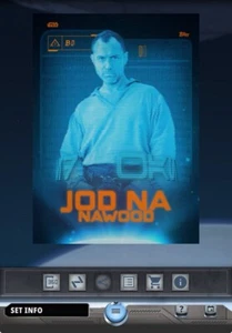 Topps Star Wars Card Trader 2025 Bounty S1 Orange SR - Jod Na Nawood - Picture 1 of 1
