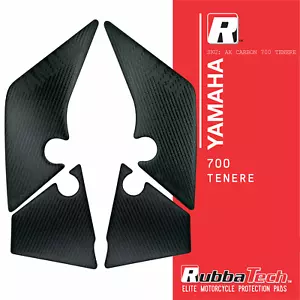 Rubbatech AK Carbon Knee Pads for T7 Yamaha 700 Tenere - Picture 1 of 3