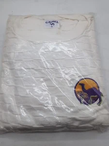 Vintage Camel Smokin Joe Cigarette Basket Weave Sweater Size XL - Bild 1 von 6