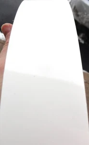 White melamine edgebanding 1.25" x 79" x 1/50" thickness preglued hot melt - Picture 1 of 5