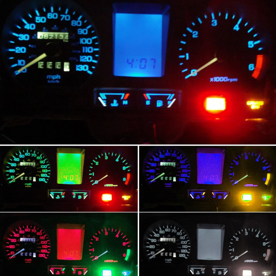 Para Honda Goldwing GL1500 1988-2000 Calibre Cluster Instrumento Bombillas LED Luz Foto 1 de 4
