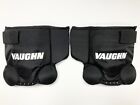 New Vaughn 7701 ice hockey goalie goal senior sr thigh guard boards pads black