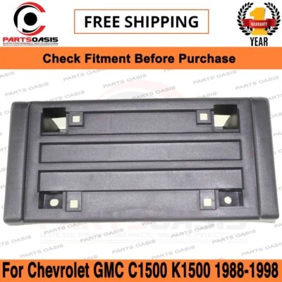 Front License Plate Bracket For Chevrolet GMC C1500 K1500 1988-1998 Replacement - Image 1 of 4