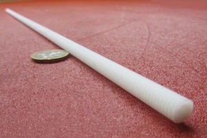 Delrin Acetal Threaded Rods RH, White, 5/16"-18 x 2 Foot Long - Picture 1 of 13