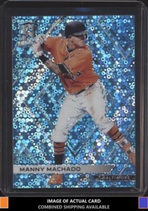 2018 Panini Chronicles #4 Manny Machado Spectra Neon Blue #/99 Orioles 1xb - Picture 1 of 2