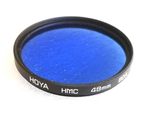 49mm HOYA HMC 80A Blue CC Filter - Multi Coated - NEW - Picture 1 of 5