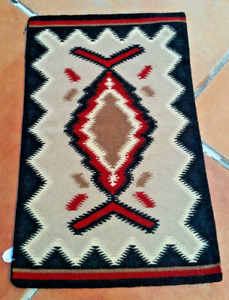 Southwestern Navajo Kilim Dhurry Handmade Area Rug 100% Wool Aztec Rug 3x5 ft