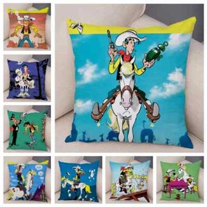 Lucky Pillowcase Decor Cartoon Anime Print Pillow Case Soft Plush Cushion Cover - Picture 1 of 67