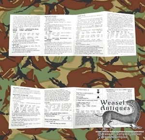 British Army Northern Ireland? / Falklands? Aide Memoire Law Armed Conflict Card - Picture 1 of 2