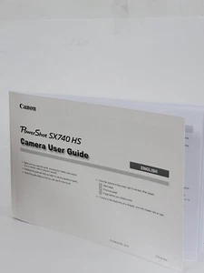 Canon PowerShot SX740 HS notice manuel du propriétaire SX740 HS livre NEUF - Photo 1/1