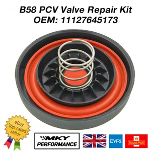 BMW B58 PCV Diaphragm Valve Cover Repair Kit Cap F20 F22 F30 F32 G30 11127645173 - Picture 1 of 4