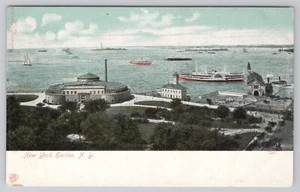New York City, New York Harbor, Aquarium, Antique Souvenir Vintage - Picture 1 of 2