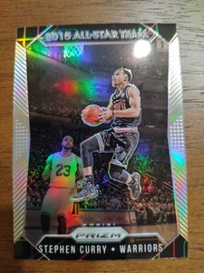2015-16 Prizm All Star silver prizm Stephen Curry w/ Lebron James - Warriors