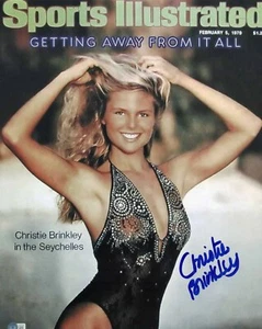 Sports Illustrated Swimsuit Model Christie Brinkley COA Proof Photo - Picture 1 of 4