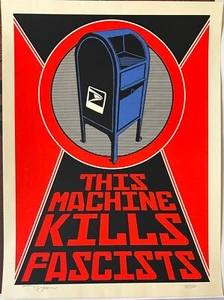 This Machine Kills Fascists Signed by Tim Doyle - Picture 1 of 1