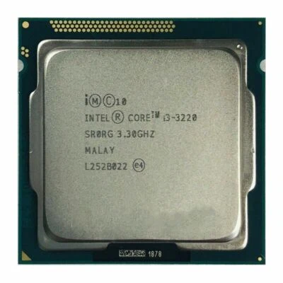 Intel Core i3-3220 3.3GHz Dual-Core 4Threads 3MB Cache 55W LGA1155 CPU Processor - Image 1 of 4