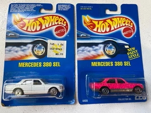 Hot Wheels Mercedes 380 SEL -- 2 car set - Picture 1 of 8
