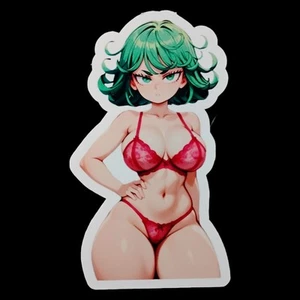 Anime Waifu Tatsumaki One Punch Man NSFW Vinyl Sticker Ecchi Lewd Decal 6" 5" 4" - Foto 1 di 4