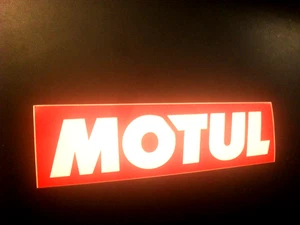Pegatina Motul + emblema + logotipo + pegatinas + palos + rojo - blanco - Imagen 1 de 1