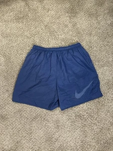 Vintage 90s Nike Swoosh Nylon Swim Shorts Men's XL Lined Big Logo Spell Out - Picture 1 of 3