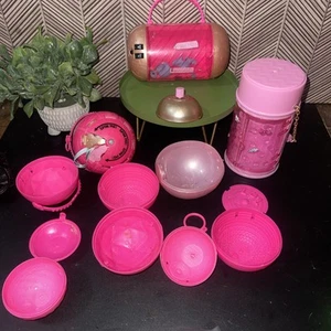 LOL Sorpresa! lote mixto accesorios bola muñeca oro rosa repuestos - Imagen 1 de 7