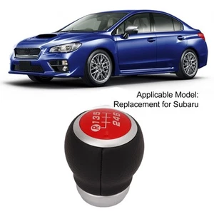 6 Speed Car Gear Shift Knob Head Automatic Gear Shift Handle Car For (Red - Picture 1 of 12