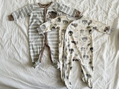 Koala Baby Romper Infant Jumpsuit Sleeper Footie 3-6 Months Set (2 PCS) - Image 1 of 4