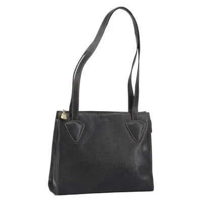 Bolso de Mano LOEWE Cuero Negro Dorado Auténtico ep11694 Foto 1 de 4