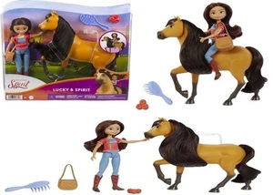 Lucky and Spirit Riding Free Collector Doll and Horse Ages 3+ Toy Pony Race Play - Foto 1 di 6