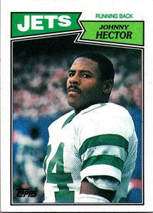 Johnny Hector #130c - RC - 1987 Topps - New York Jets - Picture 1 of 2