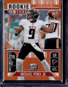 Panini Contenders Optic #89 Michael Penix Jr. Orange #/75 2024 - Imagen 1 de 2