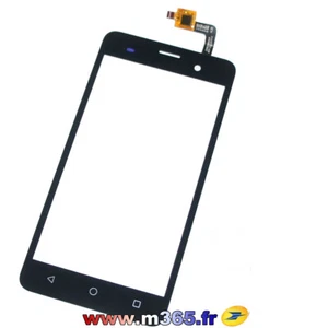 VITRE TACTILE pour WIKO LENNY 3 NOIR NEUF glass lenny3 (sans écrans lcd!!! ) - Bild 1 von 1