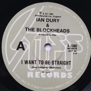 Ian Dury & The Blockheads - I Want to be Straight / That's Not All (#11 Oz hit) - Picture 1 of 2