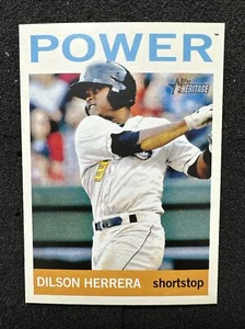 Dilson Herrera #91 2013 Topps Heritage edición de ligas menores cantidad novato/prospecto - Imagen 1 de 2