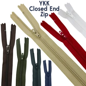 Cremallera de nailon YKK con cremallera metálica extremo cerrado resistente para chaqueta abrigos chaqueta - Imagen 1 de 44