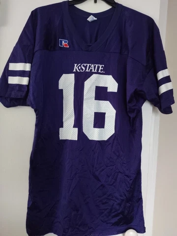 Russell Jersey K State Kansas wildcats L Tall Athletic Fit unisex Cover