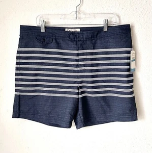 Original Penguin By Musing Wear Dark Blue & White Swim Trunks Men’s Sz 36 - Picture 1 of 7