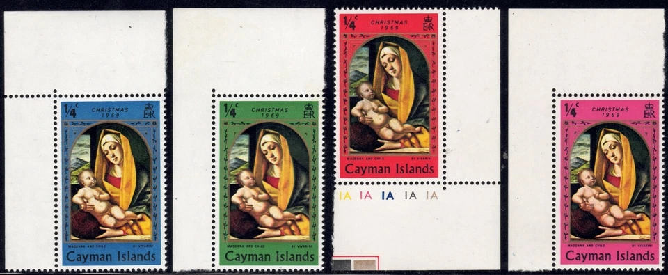 1969 Cayman Island SC# 242-245 - Christmas - 4 Different Stamps - M-NH - Image 1 of 1
